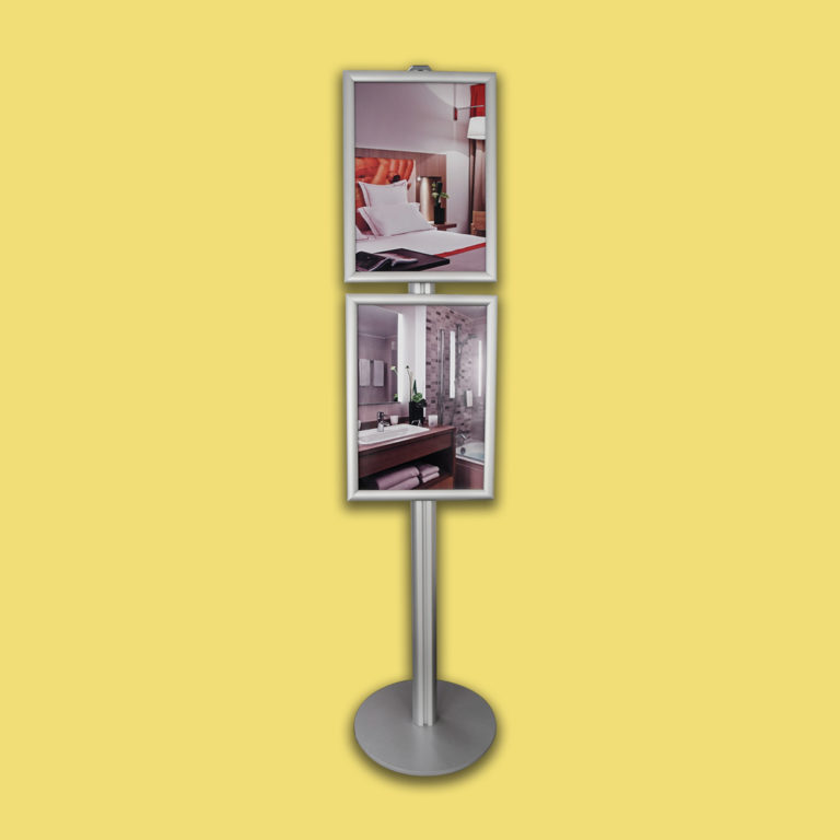 Porte affiches sur pied multi cadres - format A4 - Doal concept enseignes et signalétiques en ligne
