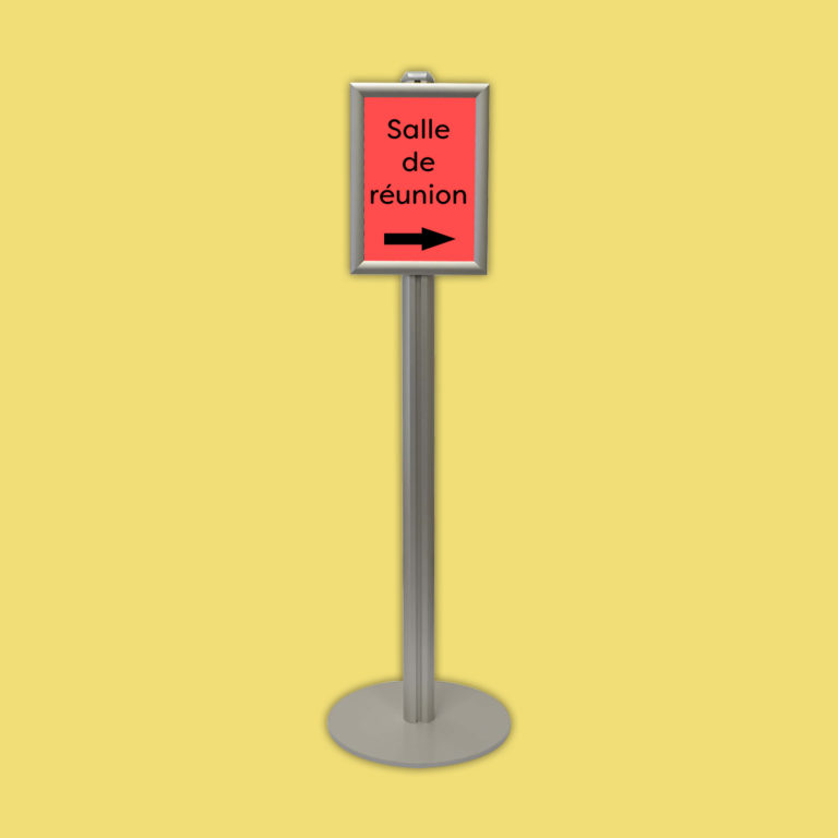 Porte affiche sur pied simple face - format A4 - Doal concept enseignes et signalétiques en ligne