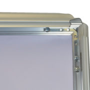 Chevalet cadreclic sans angles, double face en aluminium - Doal concept enseignes et signalétiques en ligne