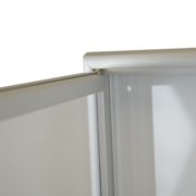 Bordure haute vitrine extérieure en aluminium - Doal concept enseignes et signalétiques en ligne
